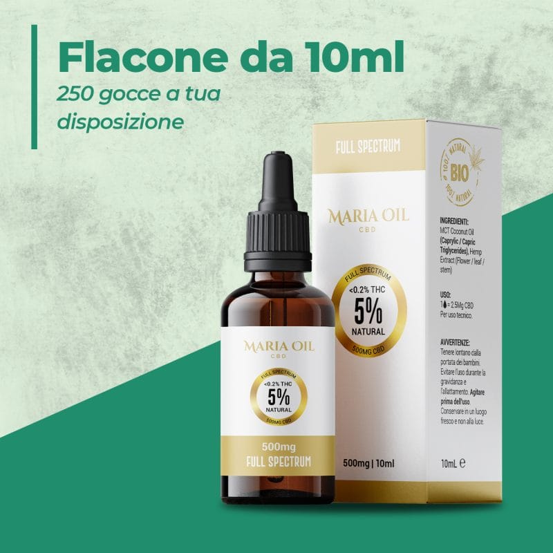 Aceite de CBD 5% (500mg) Espectro Completo - Imagen 6