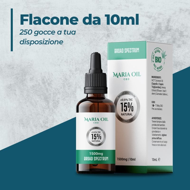 Aceite de CBD 15% (1500mg) Amplio Espectro - Imagen 6
