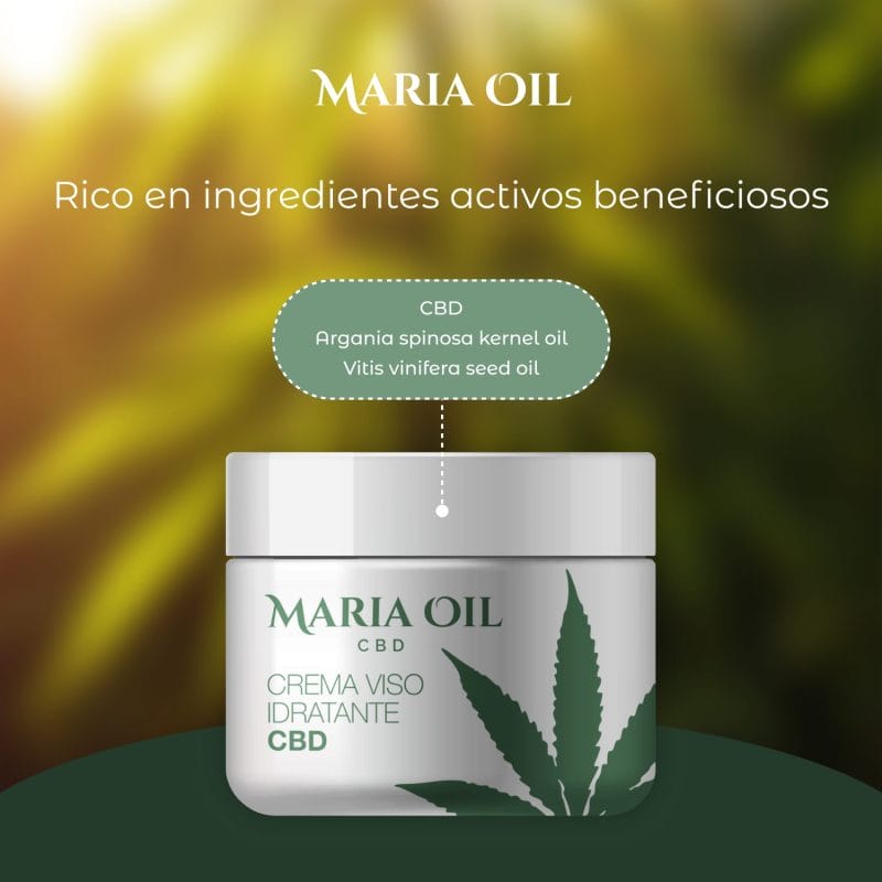 Crema Facial Hidratante con CBD - Imagen 3