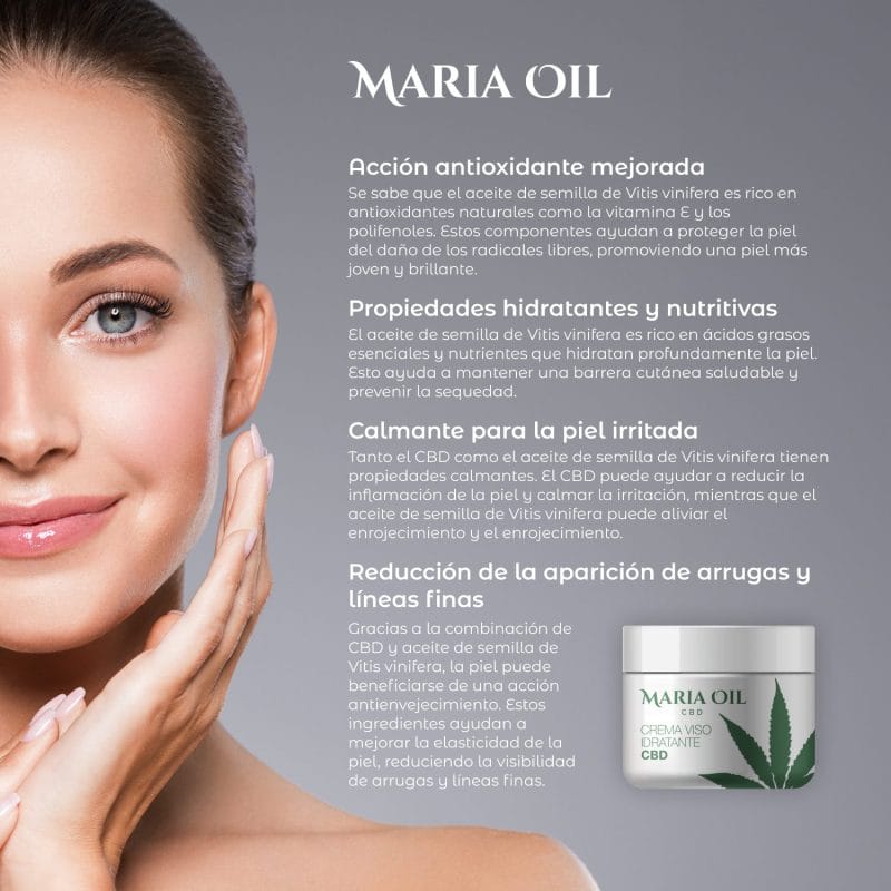 Crema Facial Hidratante con CBD - Imagen 4