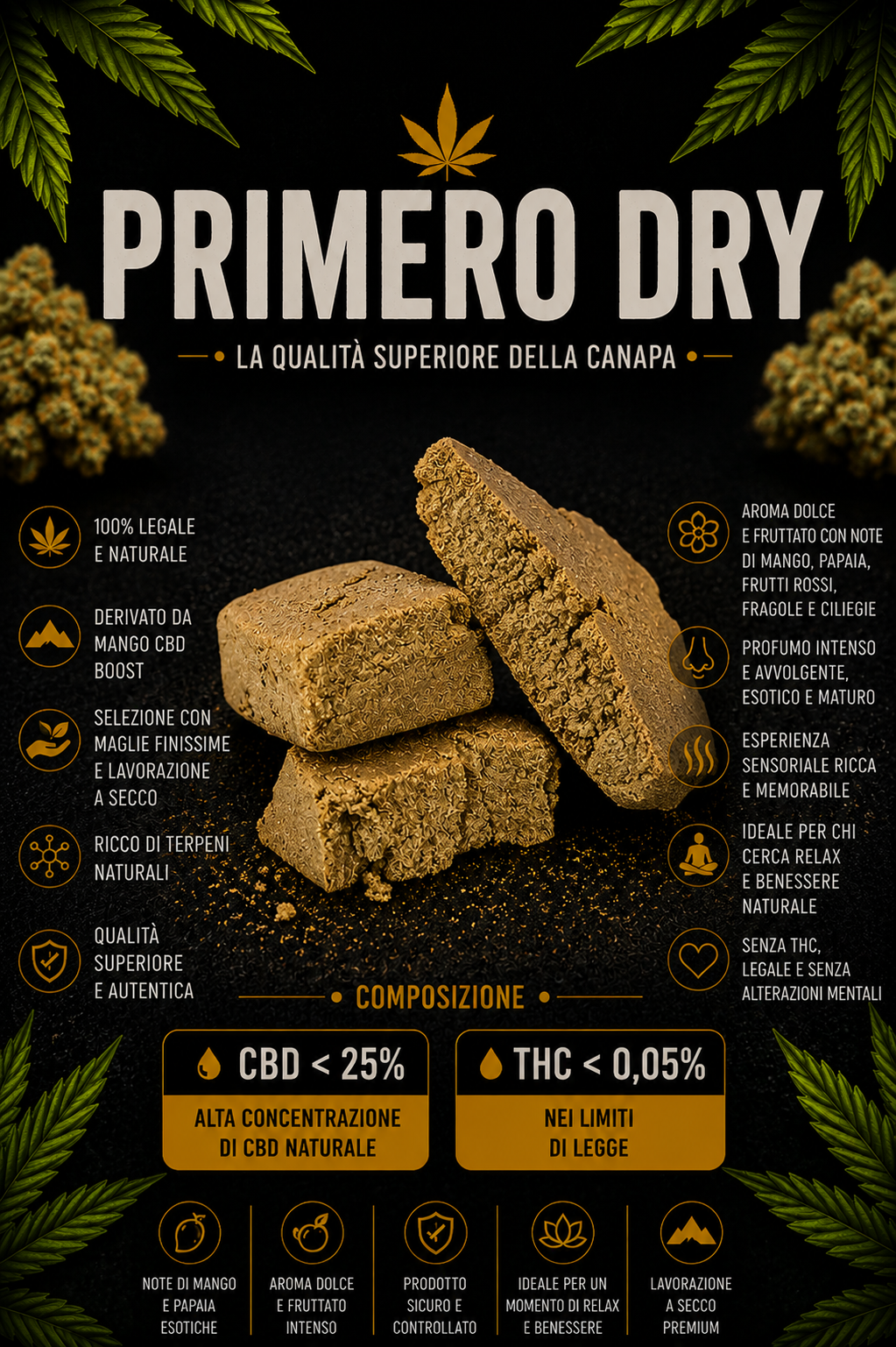 Primero Dry Hash | Hachís Legal - Imagen 2