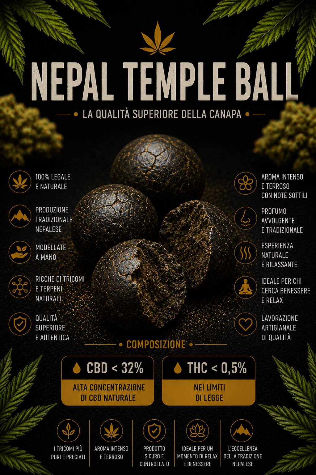 Nepal Temple Ball | Hachís Legal - Imagen 3