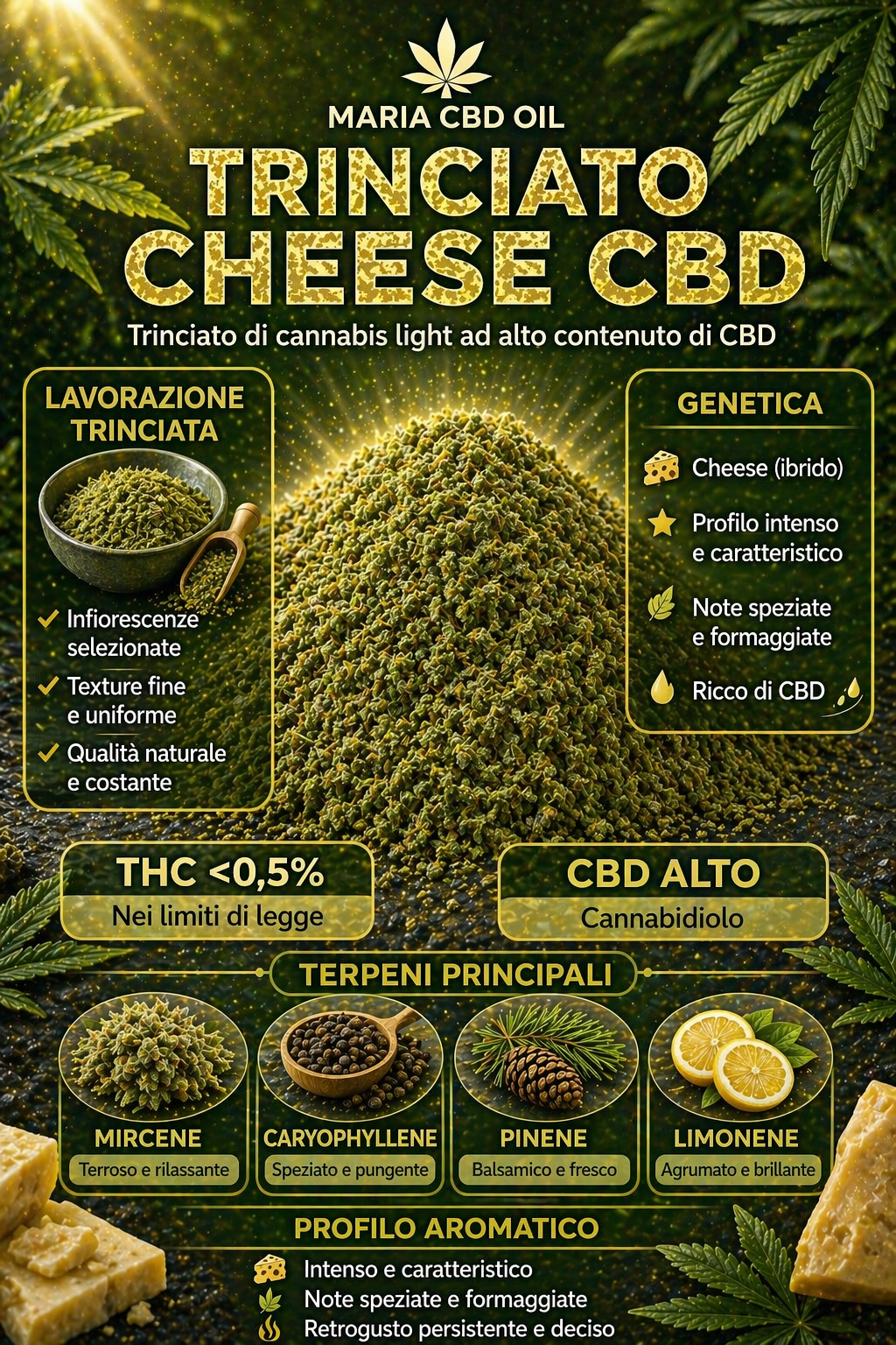 Cheese Trinciato CBD