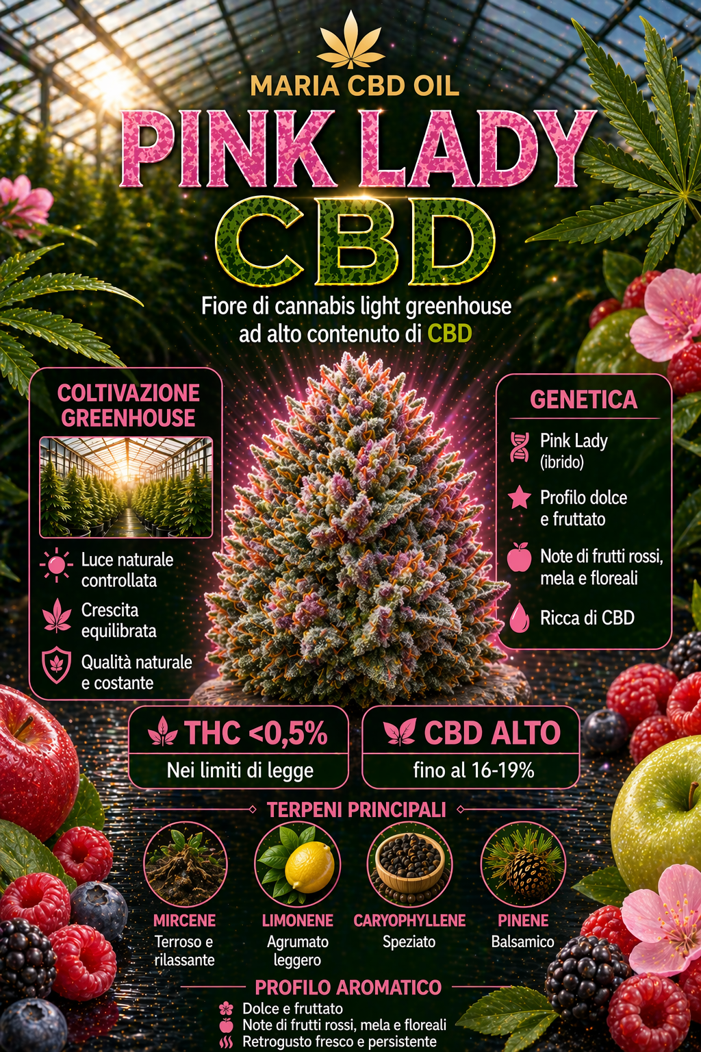 Pink Lady Trinciato CBD
